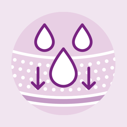 Poise® Daily Liners For Bladder Leaks, 2 Drop Very Light Absorbency, Regular Length Feature: CleanFresh™ Layer